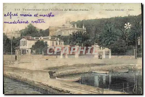 Cartes postales Tamaris sur Mer Chateau de Michel Pacha