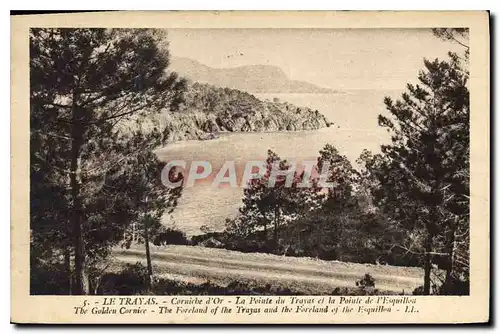 Cartes postales Le Trayas Corniche d'Or La Pointe du Trayas et la Pointe de l'Esquillon