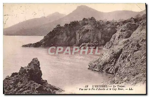 Cartes postales L'Esterel Le Trayas Vue sur le Pic d'Aurelle et le Cap Roux