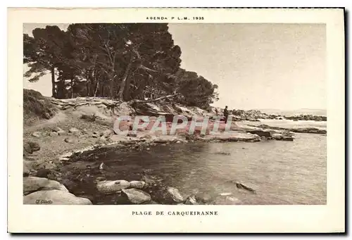 Cartes postales Plage de Carqueiranne