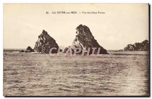 Cartes postales La Seyne sur Mer Vue des Deux Freres