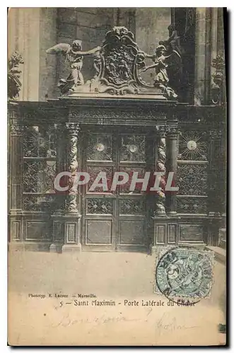 Cartes postales Saint Maximin Porte Laterale du Choeur