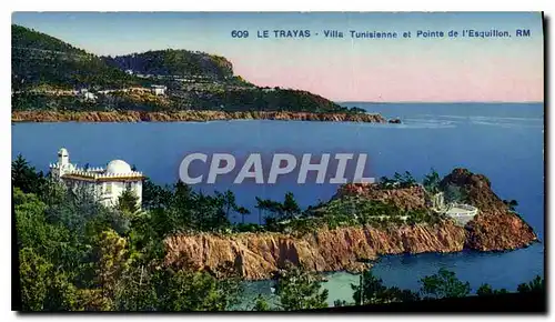 Cartes postales Le Trayas Vlla Tunisienne et Pointe de l'Esquillon