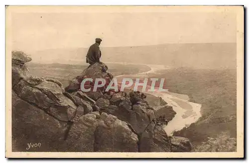 Ansichtskarte AK Le Verdon a sa sortie des Gorges pres du Village d'Aiguines Var