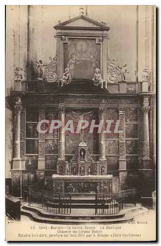 Cartes postales Saint Maximin La Sainte Baume La Basilique Chapelle du Corpus Domini