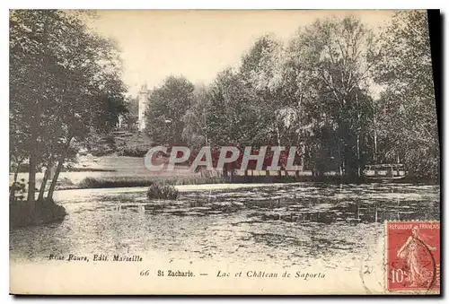Cartes postales St Zacharie Lac et Chateau de Suporta