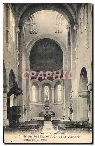 Ansichtskarte AK Saint Raphael Interieur de l'Eglise ND de la Victoire l'Hirondelle Paris