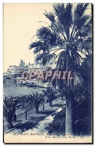 Cartes postales Saint Raphael Felix Martin et les Bains