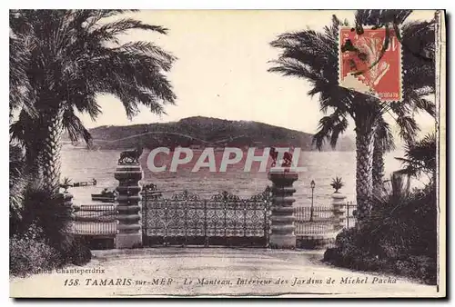 Cartes postales Tamaris sur Mer Le Manteau Interieur des Jardins de Michel Pacha