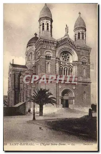 Cartes postales Saint Raphael L'Eglise Notre Dame