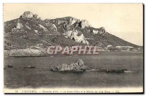 Cartes postales L'Esterel Corniche d'Or Le Saint Pilon et le Massif du Cap Roux