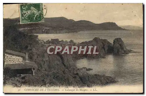 Ansichtskarte AK Corniche de L'Esterel Calanque du Maupas