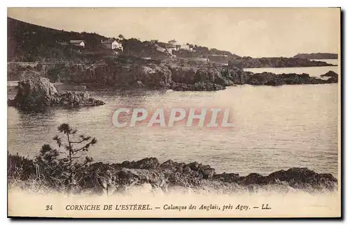 Cartes postales Corniche de L'Esterel Calanque des Anglais pres Agay