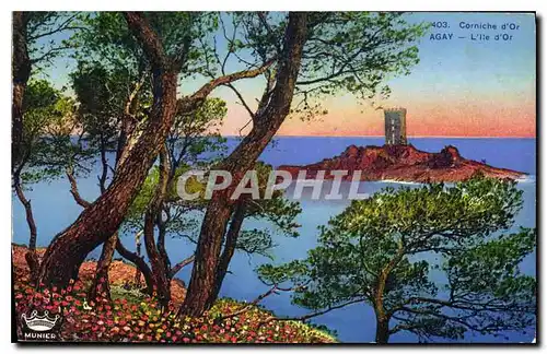 Cartes postales Corniche d'Or Agay L'lle d'Or