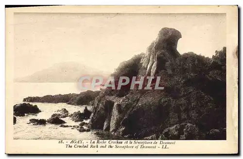 Cartes postales Agay La Roche Crochue et la Semaphore de Dramont