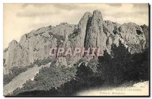 Cartes postales Cote d'Azur Massif de Pesterel Vallon du Malinfernel