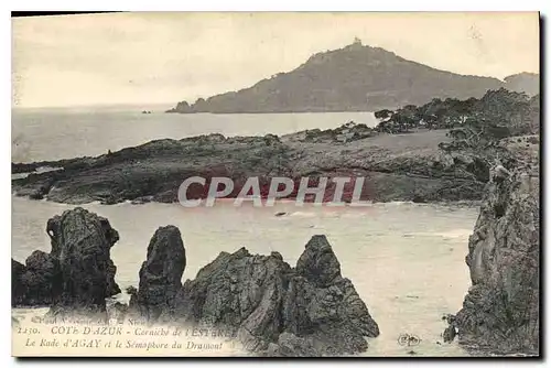 Cartes postales Cote d'Azur Corniche de l'Esterel La Rade d'Agay et le Semaphore du Dramout