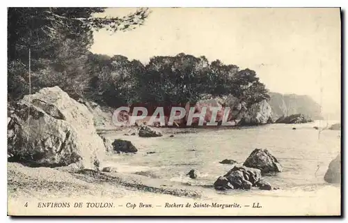 Ansichtskarte AK Environs de Toulon Cap Brun Rochers de Sainte Marguerite