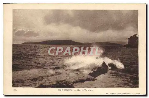 Cartes postales Cap Brun Gros Temps