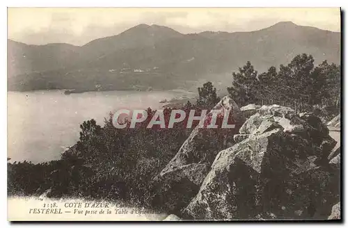 Ansichtskarte AK Cote d'Azur l'Esterel Vue prise de la Table d'Orientation