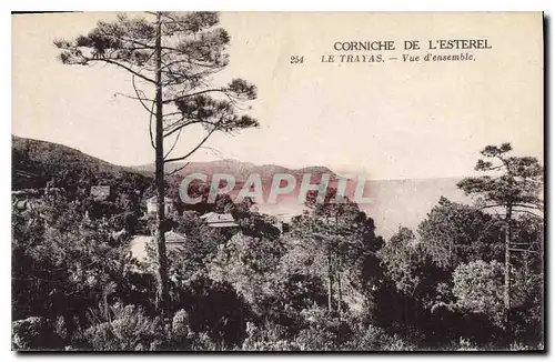 Cartes postales Corniche de l'Esterel Le Trayas Vue d'ensemble