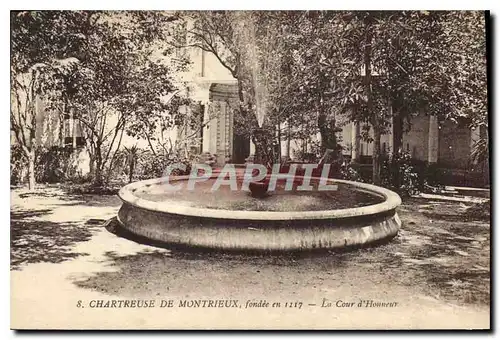 Cartes postales Chartreuse de Montrieux fondee en 1117 La Cour d'Honneur