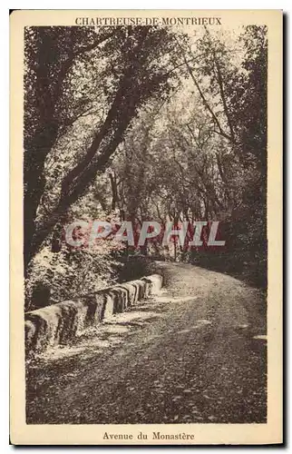 Cartes postales Chartreuse de Montrieux Facade d'entree du Monastere