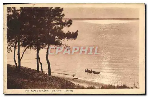 Cartes postales Cote d'Azur L'Esterel Etude