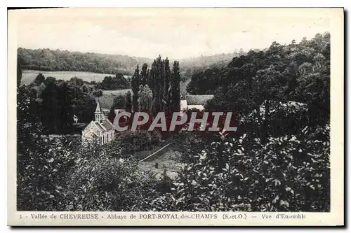 Ansichtskarte AK Vallee de Chevreuse Abbaye de Port Royal des Champs S et O Vue d'ensemble