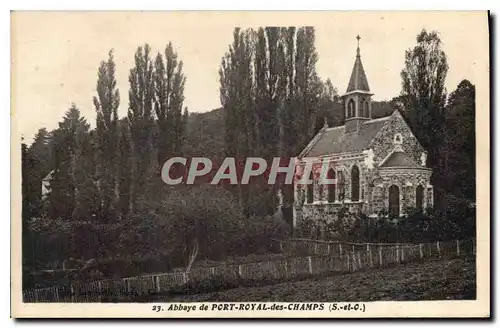 Cartes postales Abbaye de Port Royal des Champs S et O