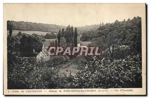 Cartes postales Vallee de Chavreuse Abbaye de Port Royal des Champs S et O Vue d'ensemble