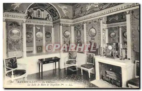 Ansichtskarte AK Rambouillet Le Chateau La Salle de Bain de Napoleon 1er