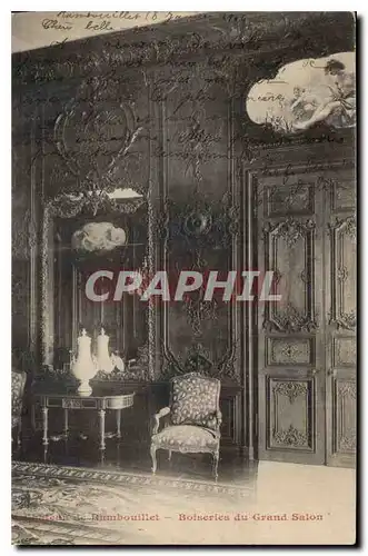 Cartes postales Chateau de Rambouillet Boiseries du Grand Salon