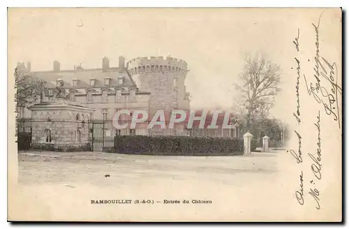 Cartes postales Rambouillet S & O Entree du Chateau