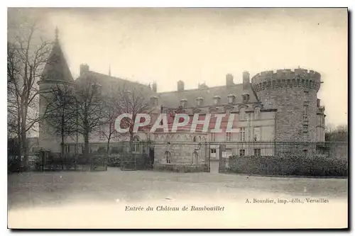 Cartes postales Entree du Chateau de Rambouillet