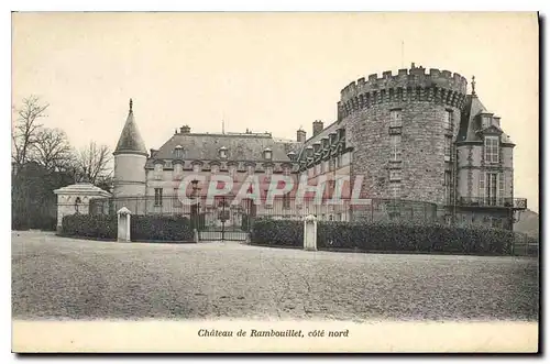 Cartes postales Chateau de Rambouillet cote nord