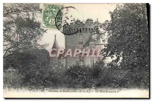 Ansichtskarte AK Chateau de Rambouillet S et O La Tour Francois 1er