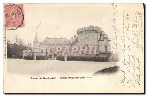 Cartes postales Chateau de Rambouillet Entree Principale cote Nord