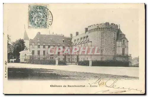 Cartes postales Chateau de Rambouillet Entree