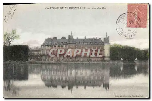 Cartes postales Chateau de Rambouillet Vue des Iles