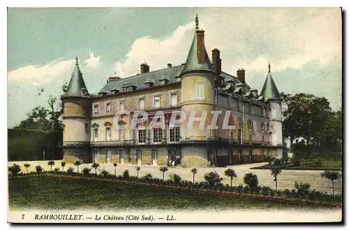 Ansichtskarte AK Rambouillet Le Chateau Cote Sud