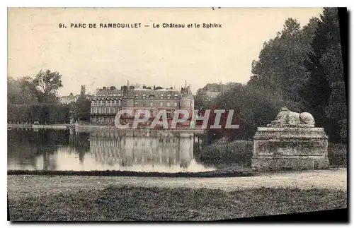 Ansichtskarte AK Parc de Rambouillet Le Chateau et le Sphinx