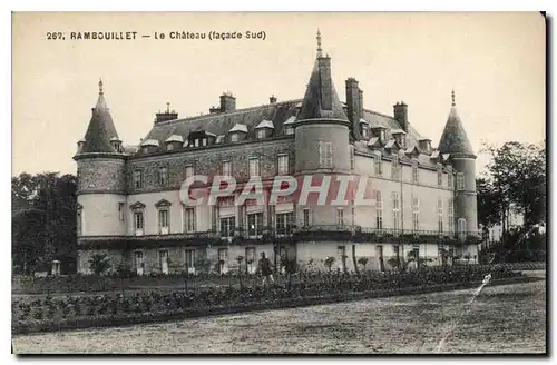 Cartes postales Rambouillet Le Chateau facade Sud