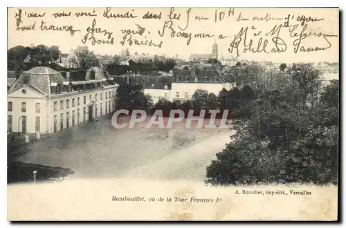 Ansichtskarte AK Rambouillet vu de la Tour Francois 1er