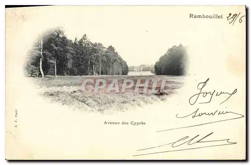 Ansichtskarte AK Rambouillet Avenue de Cypres