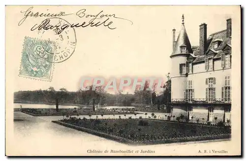 Cartes postales Chateau de Rambouillet et Jardins
