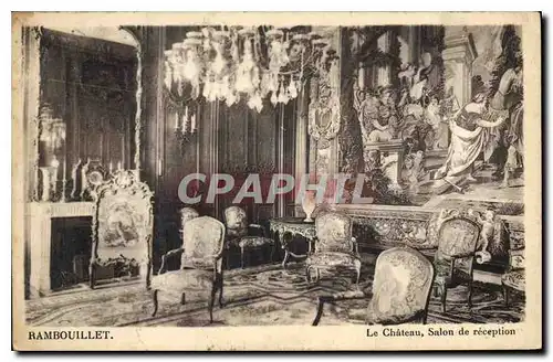 Cartes postales Rambouillet Le Chateau Salon de reception