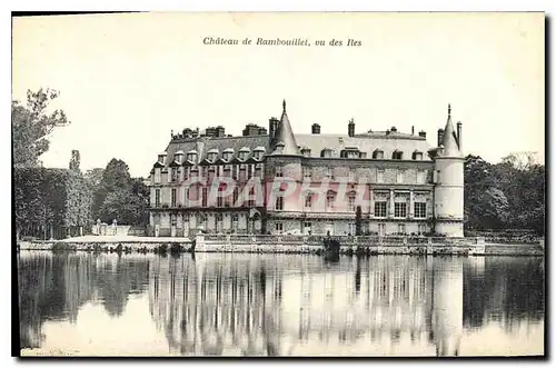 Cartes postales Chateau de Rambouillet vu des Iles