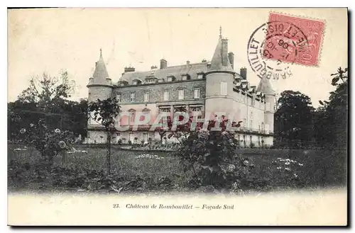 Cartes postales Chateau de Rambouillet Facade Sud