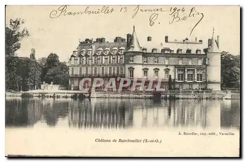 Cartes postales Chateau de Rambouillet S et O